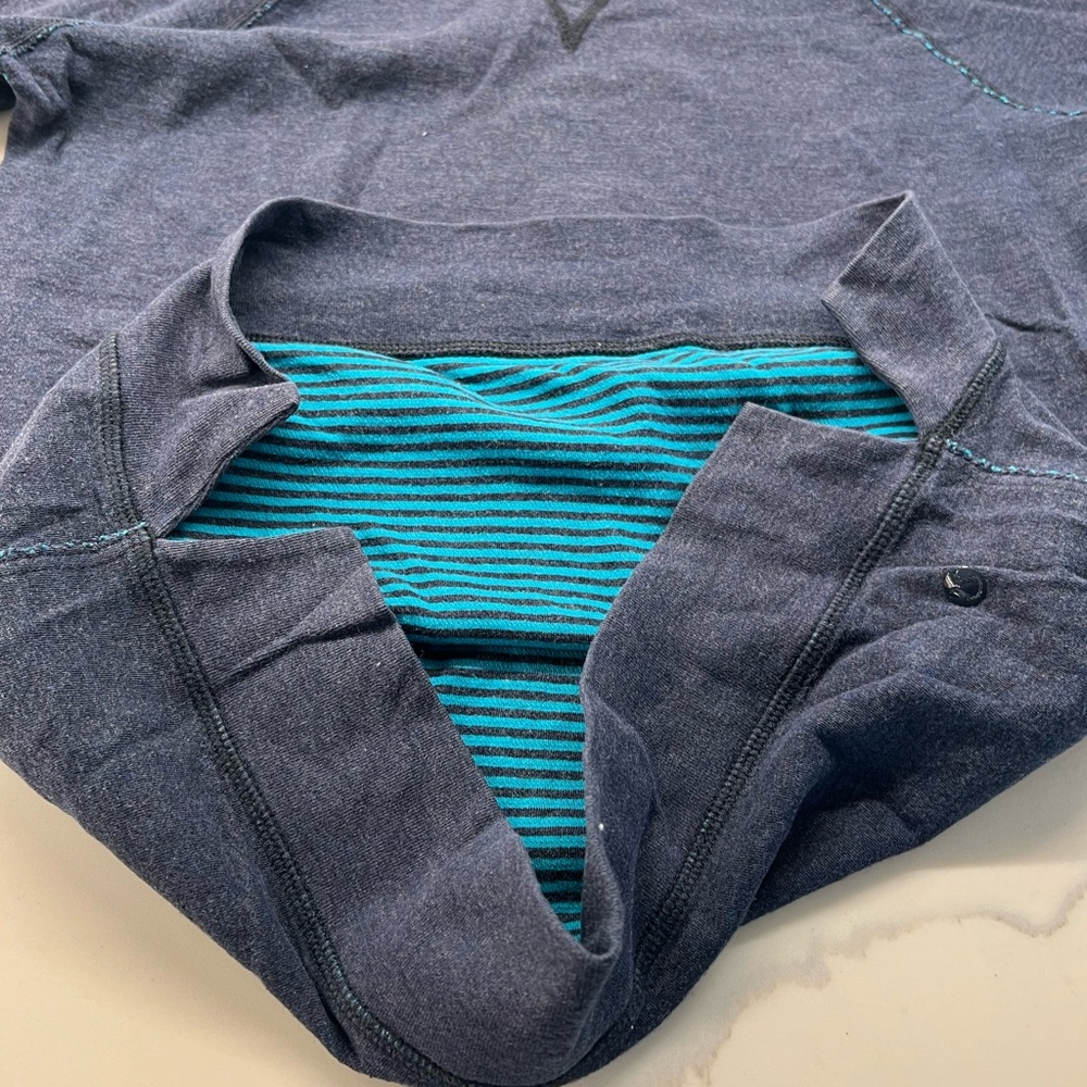 lululemon athletica Blue and Teal Sweatshirt